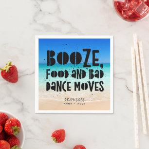Lusnyj Sprit Food Bad Dance Moves Beach Wedding Pappersservett