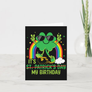 Lusnyj St patrick's day min födelsedagshamrock Ra Kort