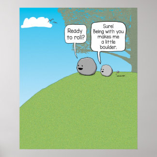 Lusnyj Sten Little Boulder Poster