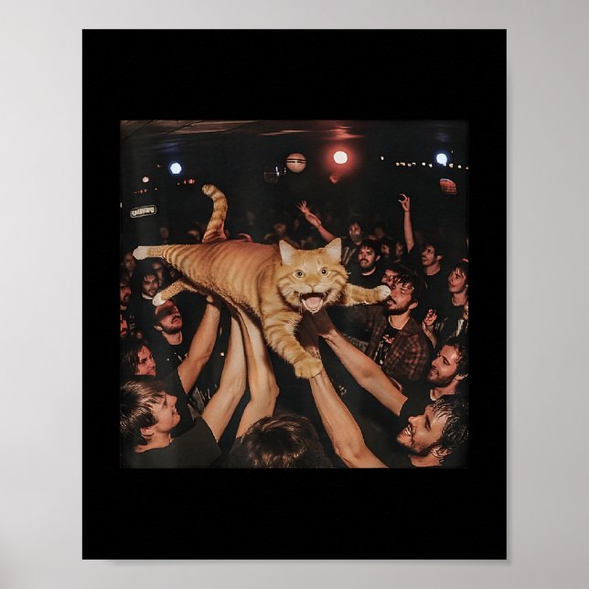 Lusnyj Sten Show Cat Meme Cute Tabb by Kitten Crow Poster (Framsidan)