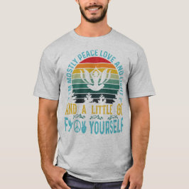 Lusnyj T-Shirt : Mest fredliga Kärlek och ljus
