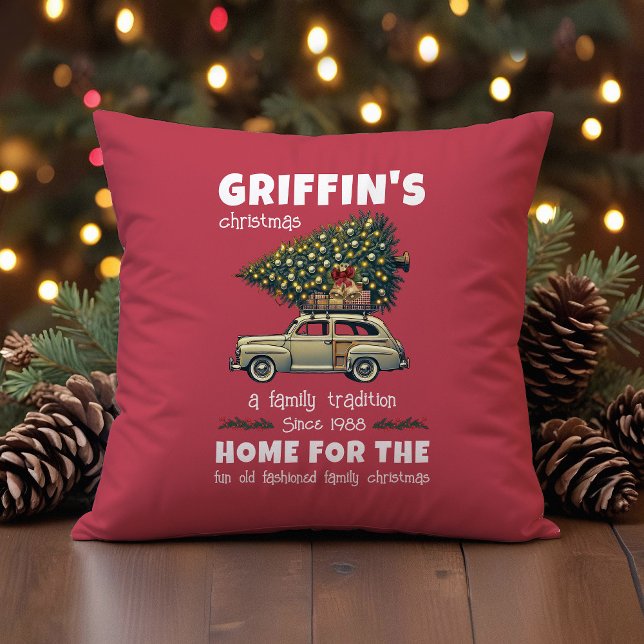 Lusnyj Träd på sommarfamiljens sommardag Kudde (Skapare uppladdad)