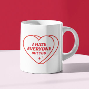 Lusnyj Valentines day, jag hatar alla, men du Kaffemugg