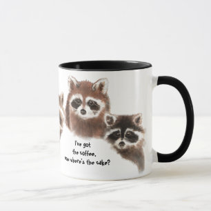 Lusnyj, var är kakan, Raccoon Mugg, Animal Mugg