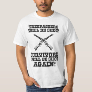 Lusnyj Vilda western Cowboy Sayed Warning Humor T Shirt