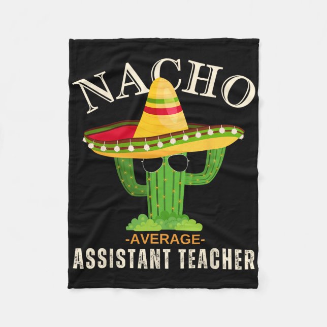 Lusnyj Vintage Nacho Average Istant Teacher Fleecefilt (Framsidan)