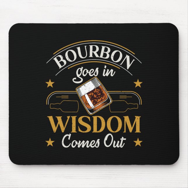 Lusnyj Whiskey Bourbon Drinking Gift Design för Wh Musmatta (Framsidan)