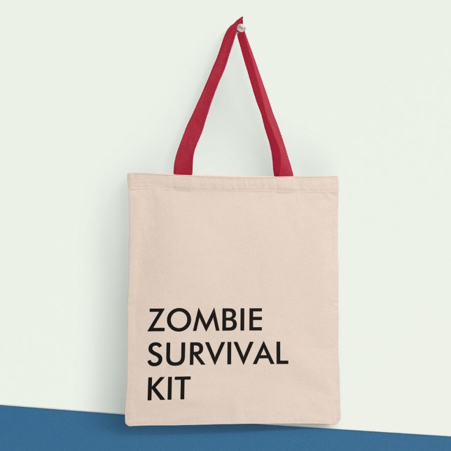 Lusnyj ZOMBIE Modern typografi - minimalistisk Tygkasse (Skapare uppladdad)