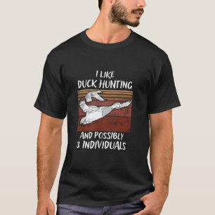 Lusnyjning av Anka för vattenfågel Qu T Shirt