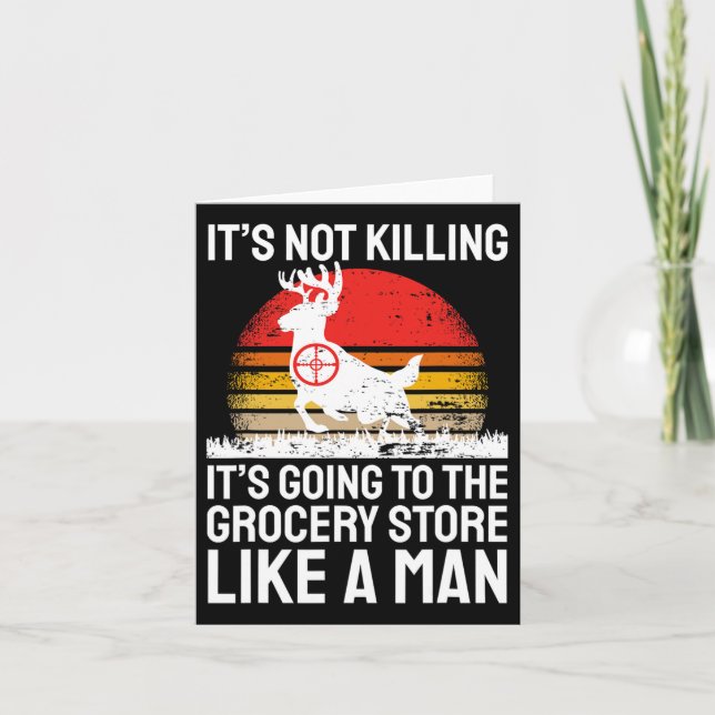 Lusnyjning Sayed Hjort Hunter I Livsmedel Store Kort (Framsida)