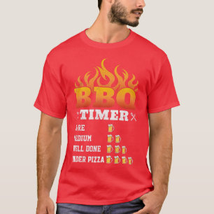 Lusnyk BBQ Timer, Beer Timing Barbeque Grilling Gr T Shirt