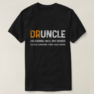 Lusnyk Drinking Gift, Drunk farbror Gift T Shirt