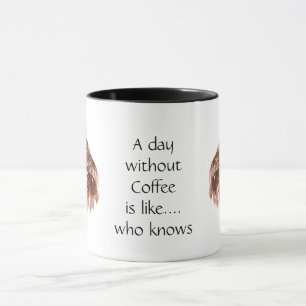 Lusnykaffe, koffein, citat Uggla med Attitude Mu Mugg