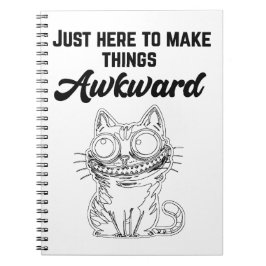 Lusnykatt - här för att göra Sak Awkward Anteckningsbok