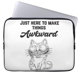 Lusnykatt - här för att göra Sak Awkward Laptop Fodral