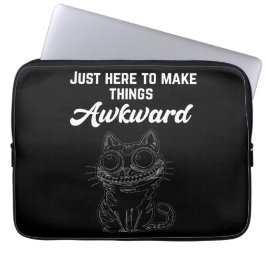 Lusnykatt - här för att göra Sak Awkward Laptop Fodral