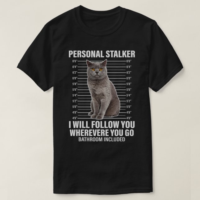 Lusnykatt personlig stämpel... t shirt (Design framsida)