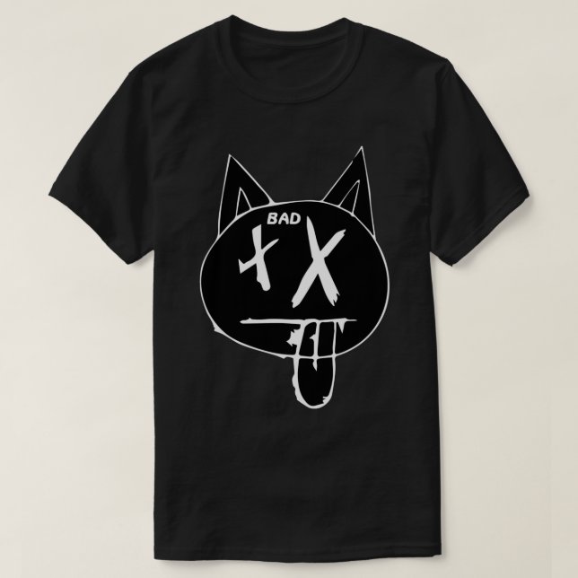 Lusnykatt Xxxtentacion Shop,Bad Vibes för alltid T Shirt (Design framsida)