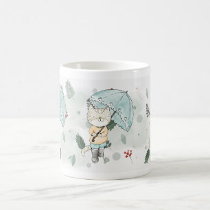 Lusnyknande sommardagar - Kute djurkonst Kaffemugg