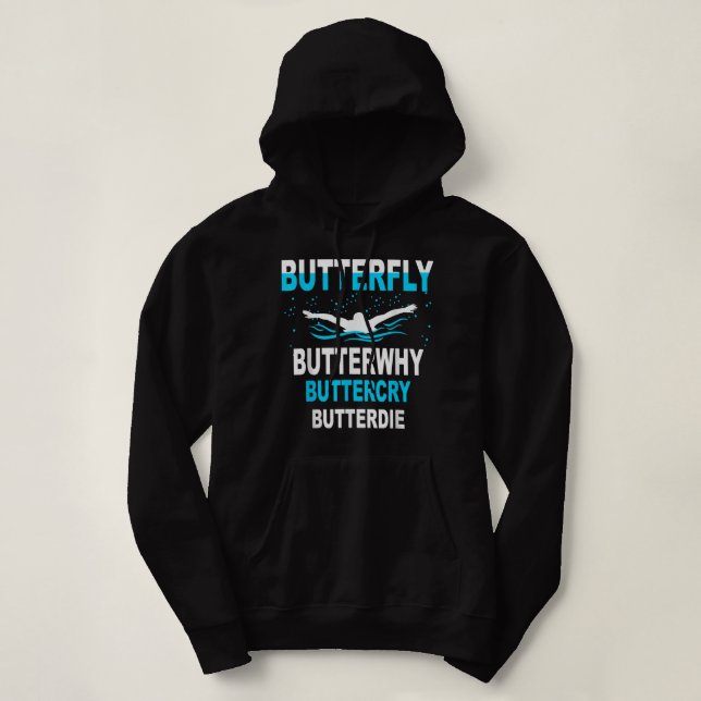 Lusnykomling, Butterfly ButterVarför Simma Team Gi T Shirt (Design framsida)