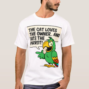 Lusnykomling Tecknad med Mörk Humor T Shirt