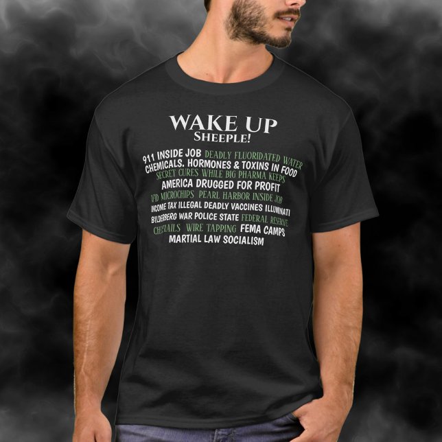 Lusnykonspiration väckte Sheeple T-Shirt (Skapare uppladdad)