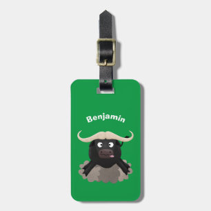 Lusnykörd vatten buffalo-tecknad bagagebricka