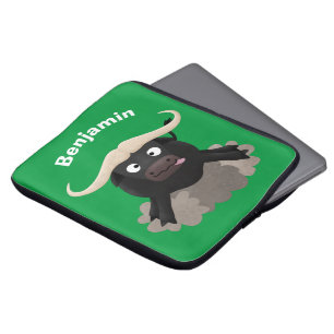 Lusnykörd vatten buffalo-tecknad laptop fodral