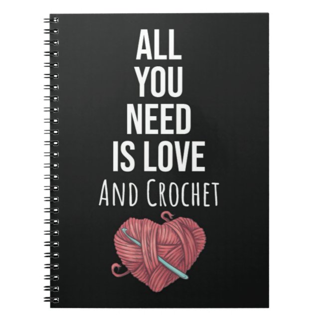 Lusnykroschettgåvor till hennes typografi Hobby Anteckningsbok (Framsidan)