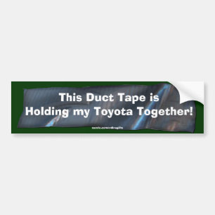 Lusnyktert Bumper-märke för din Toyota-bil Bildekal