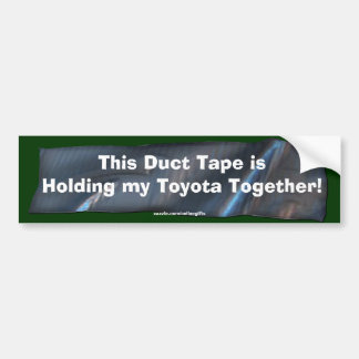 Lusnyktert Bumper-märke för din Toyota-bil Bildekal
