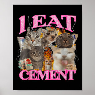 Lusnyktert membran i eat cement japansk citattdjur poster