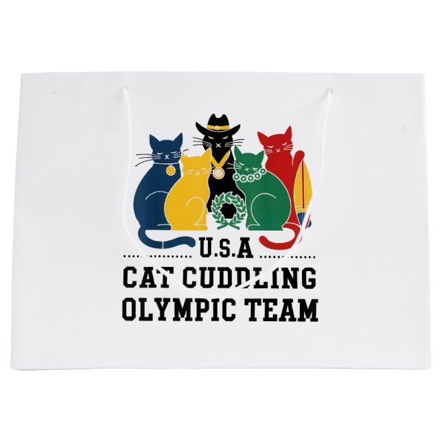 Lusnykttabote Cat Cuddling Olympic Team Coola mana (Framsidan)