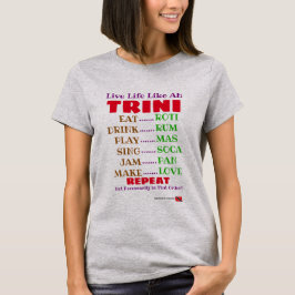 Lusnyliv som en Trini Typography T-shirt