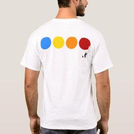 Lusnymåla Färg Circles Stick figur T Shirt
