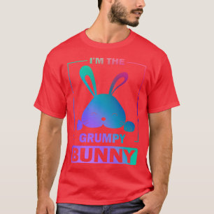 Lusnymålad Bunny Im Grumpy Bunny Lycklig Öster T Shirt