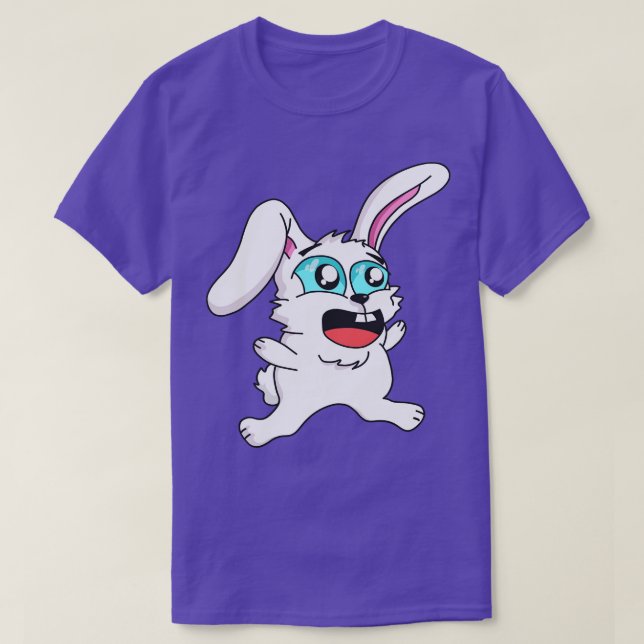Lusnyon Bunny Cute Rabbit T Shirt (Design framsida)