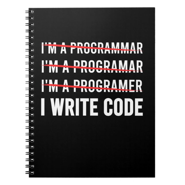 Lusnyprogrammerare I-kod Anteckningsbok (Framsidan)