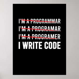 Lusnyprogrammerare I-kod Poster