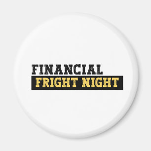 Lusnyrevisor Halloween - Financial Fright Natt ght Magnet