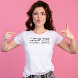 Lusnys ansiktsreaktion mot när du pseak t shirt