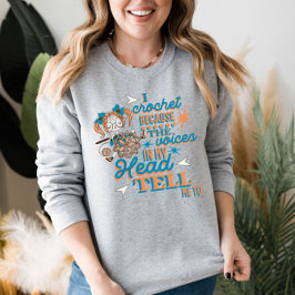 Lusnysa Crochet Älskare Sweatshirt T Shirt