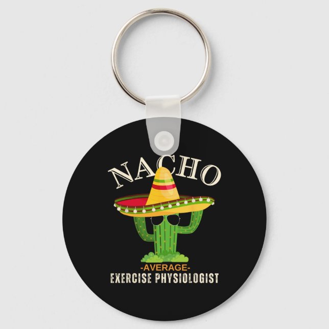 Lusnysa Vintage Nacho Average Exercise Physio Nyckelring (Framsida)