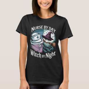 Lusnysjuksköterska efter daglig dräktighet vid nat t shirt