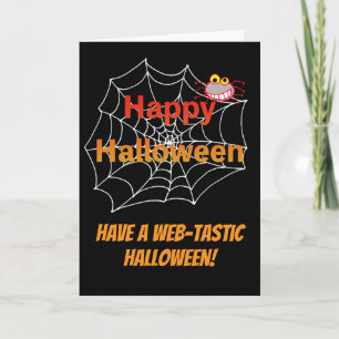 Lusnyspider på Halloween Webben Kort