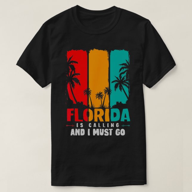 Lusnystat Florida ringer och jag måste gå. T Shirt (Design framsida)