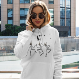 Lusnysvart Dancing Skeleton halloween häxhat T Shirt