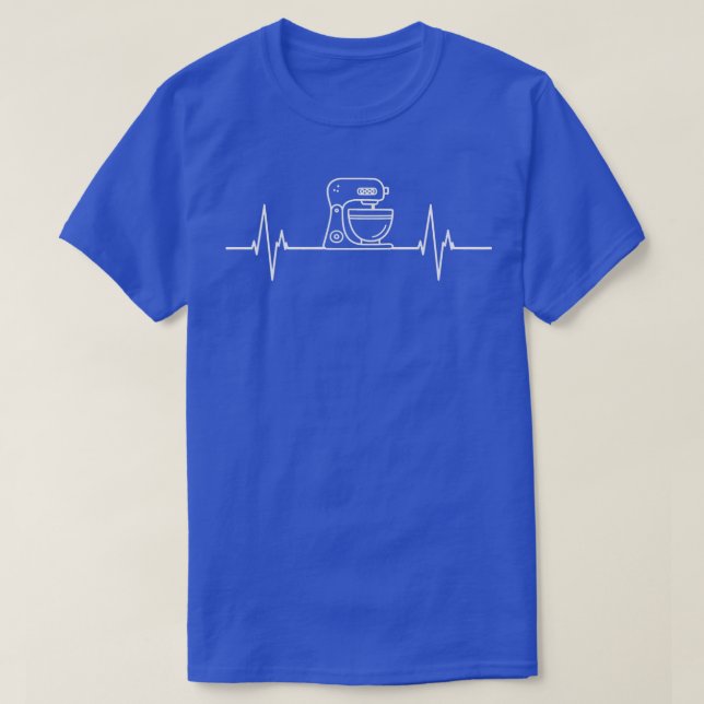 Lusnyt Baking Heartslag Pastry Chef Baker T Shirt (Design framsida)