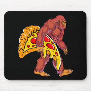 Lusnyt Bigfoot Walking med stort Pizza-segment Musmatta