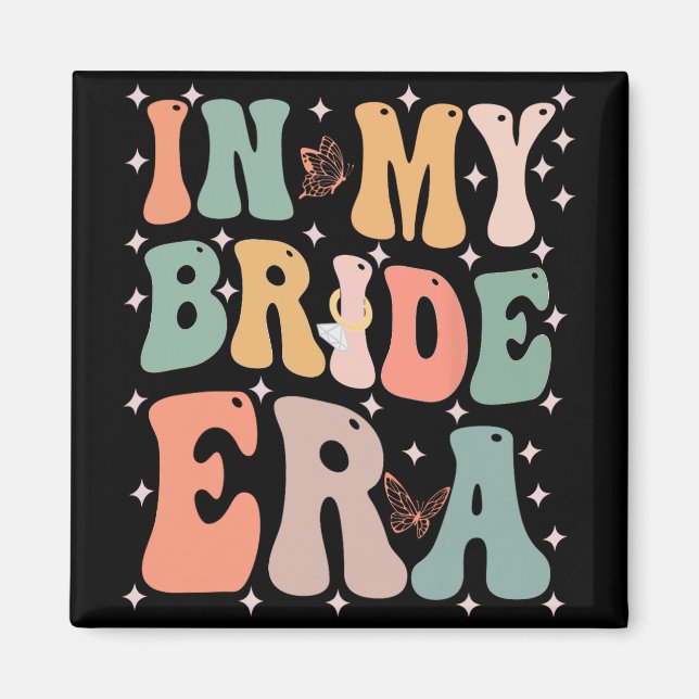 Lusnyt citat i min bride Era Bröllop Bachelor Magnet (Framsidan)